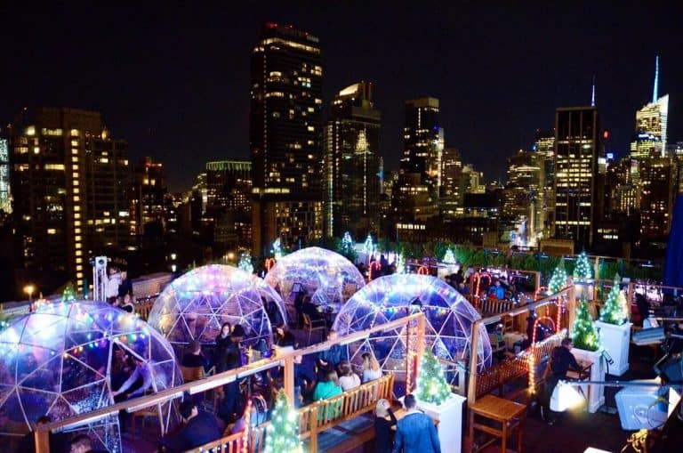 10 Best Holiday Restaurants in NYC 30 230 Fifth Rooftop Igloos