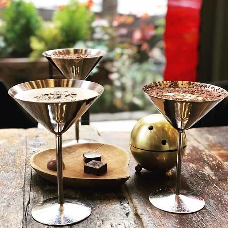 AYZA Wine & Chocolate Bar's martinis