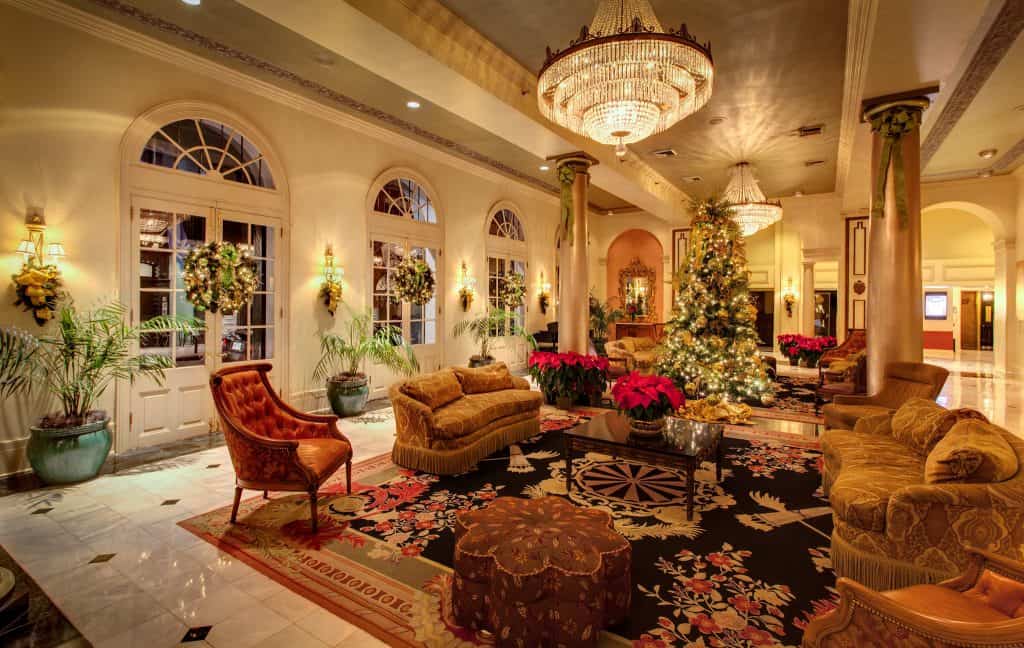 The lobby the Bourbon Orleans hotel in New Orleans
