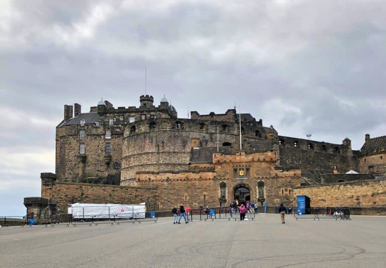 Edinburgh Castle in Scotland