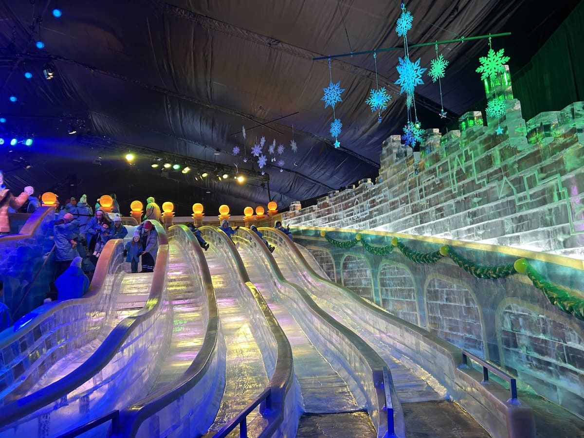 Ice Slides at ICE! Gaylord Texan