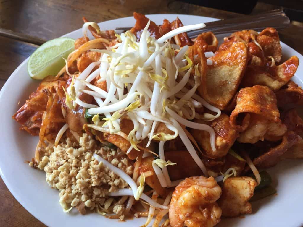 Thai food at Mee Sen Thai Eatery in Portland, Oregon