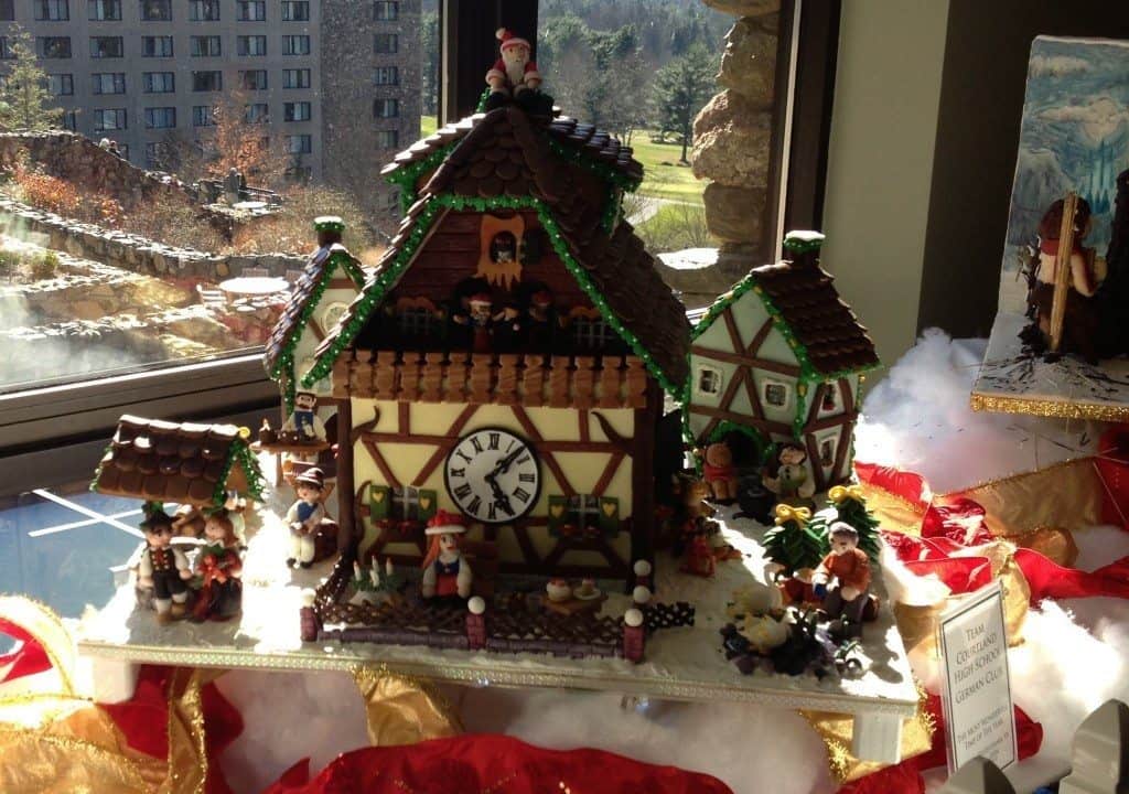 Gingerbread house at Grove Inn
