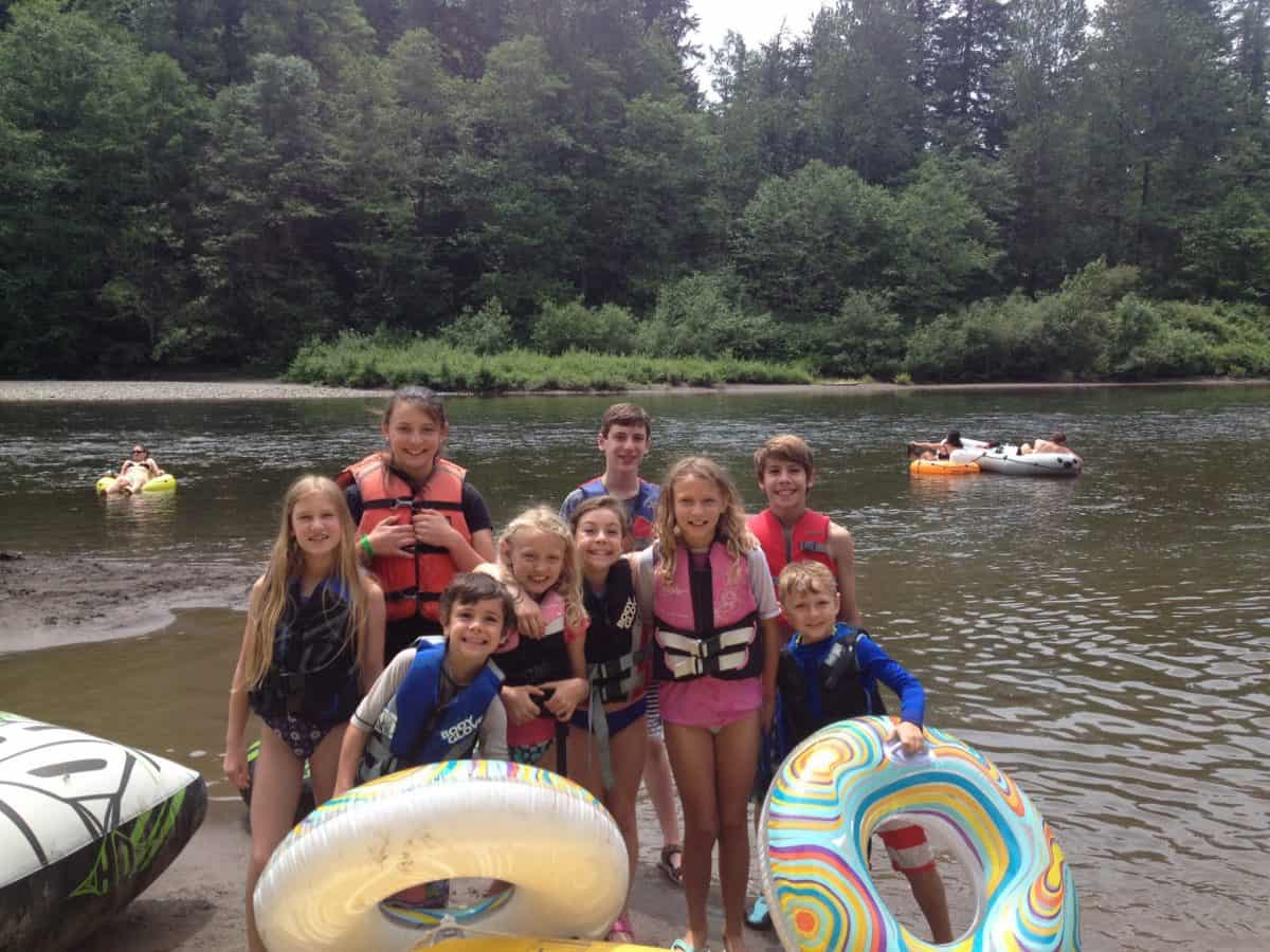 How to float the river with kids