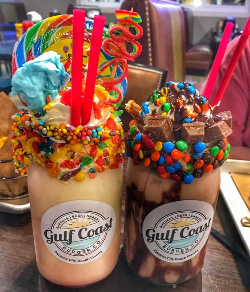 Milkshakes at the Gulf Coast Burger Co.