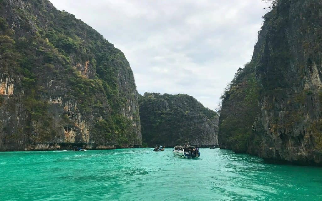 Visiting Phi Phi Island is one of the most fun things to do in Phuket with kids