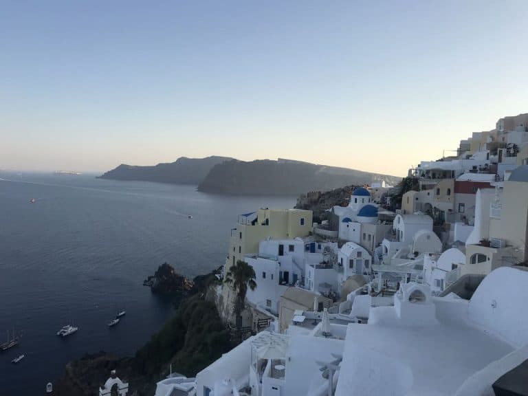 Santorini in the spring