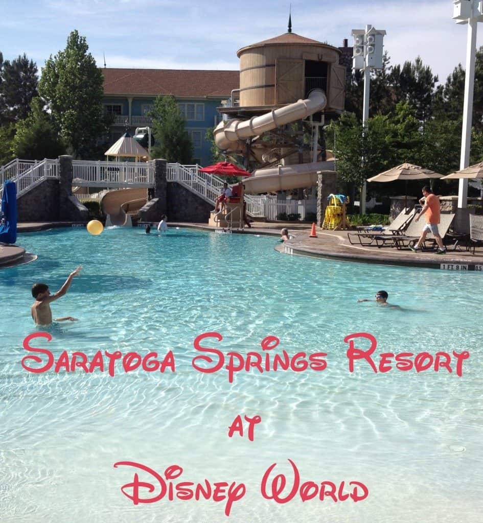 Saratoga Springs is all condos and the perfect family hotel at Disney World.