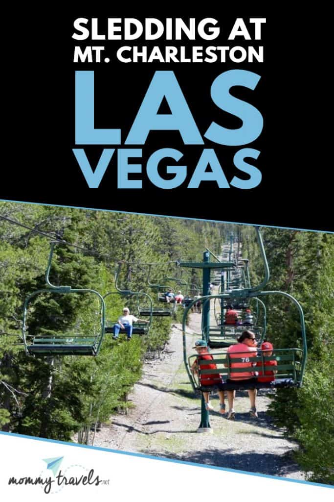 Sledding at Mt. Charleston near Las Vegas