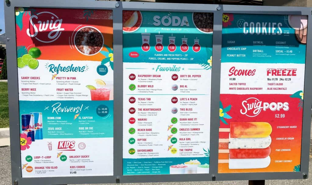 Swig menu