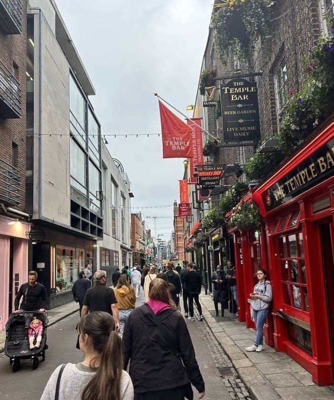 The Temple Bar area